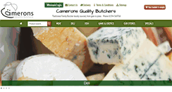 Desktop Screenshot of cameronsqualitybutchers.com